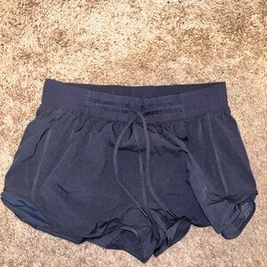 Black athletic shorts